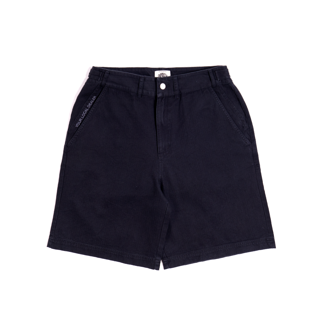 Double Pocket Shorts - Black