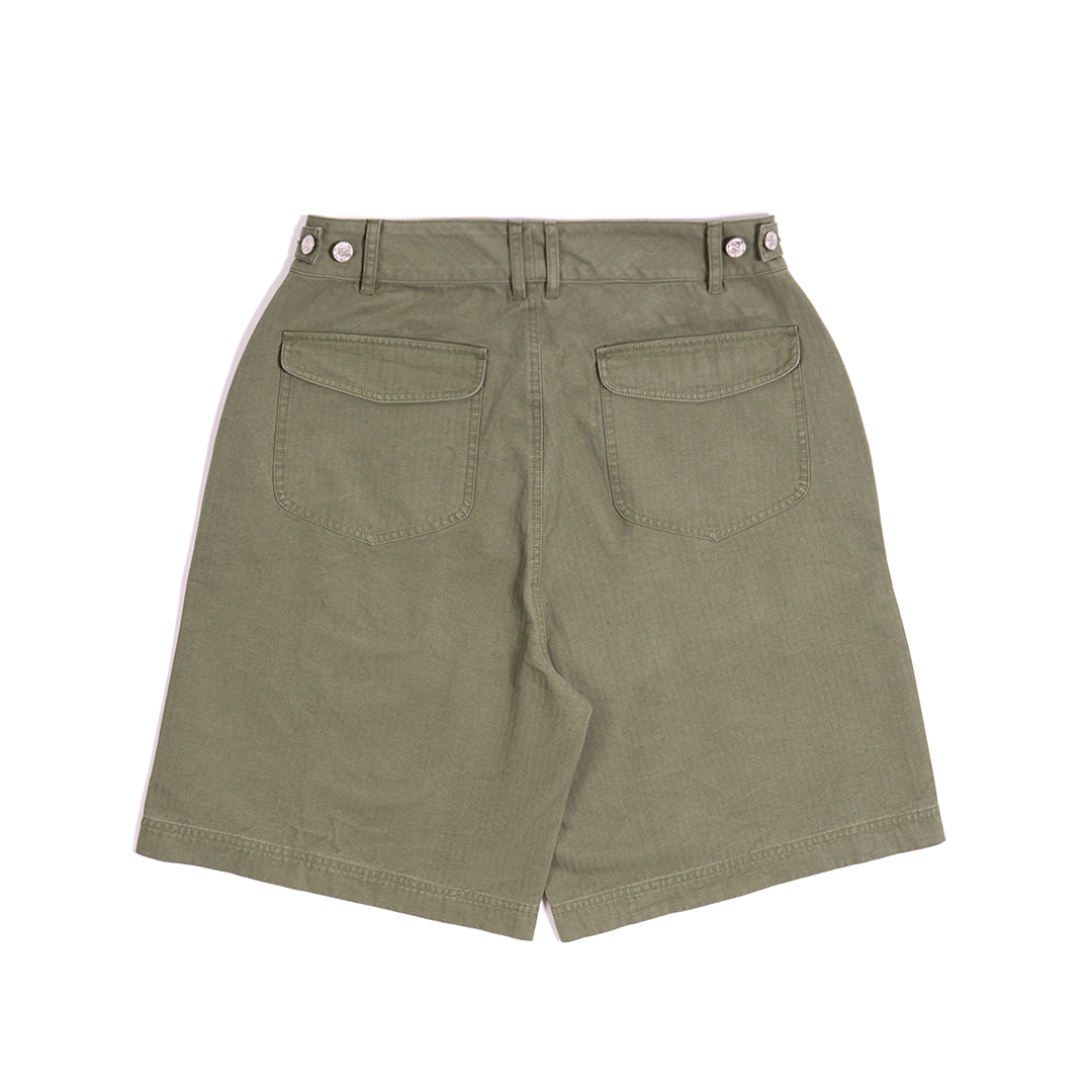 Double Pocket Shorts - Khaki Green