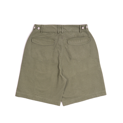 Double Pocket Shorts - Khaki Green