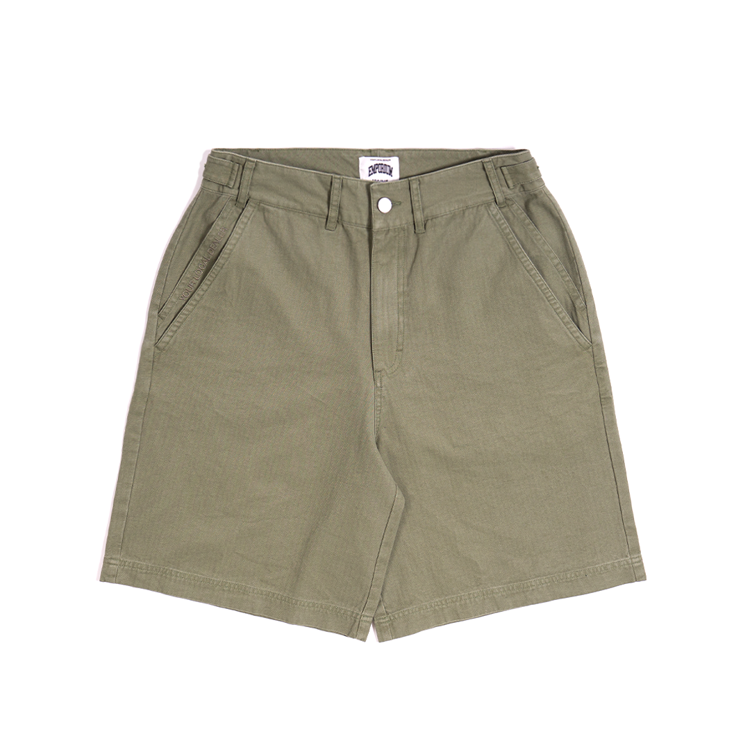 Double Pocket Shorts - Khaki Green