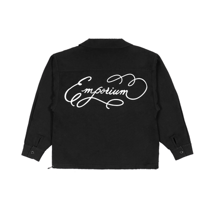 Drill Pullover - Washed Black