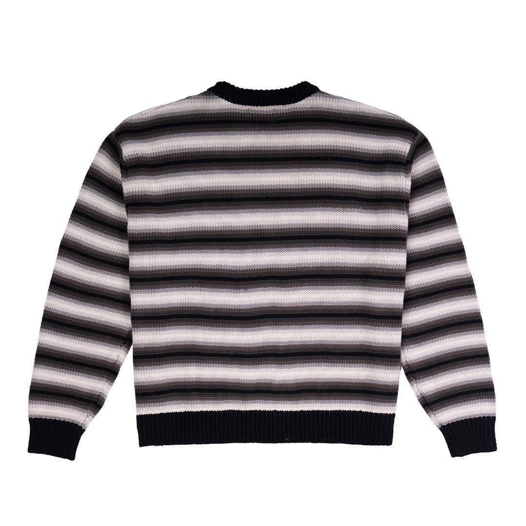 Fisherman Stripe Knit - Black/White