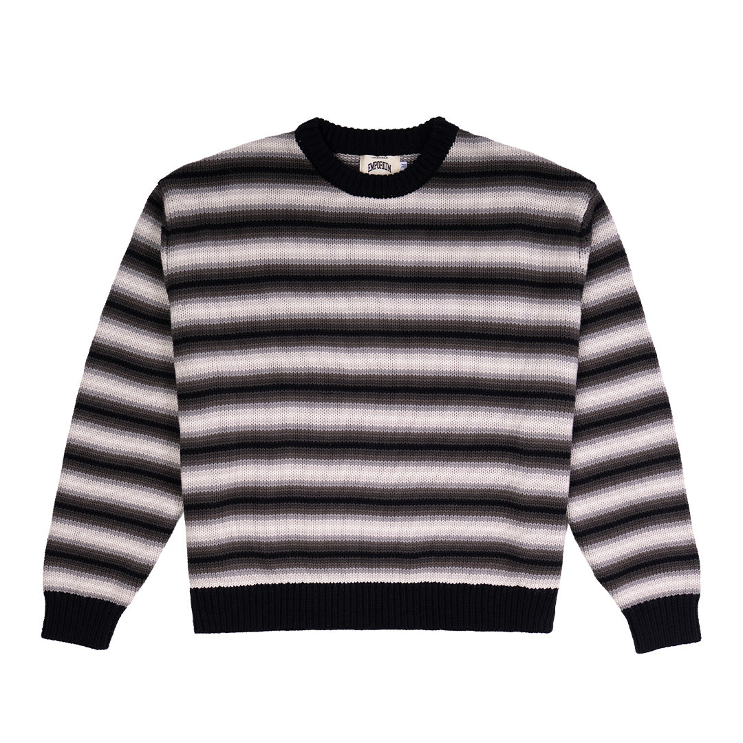 Fisherman Stripe Knit - Black/White