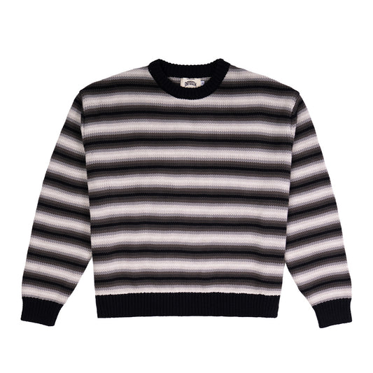 Fisherman Stripe Knit - Black/White