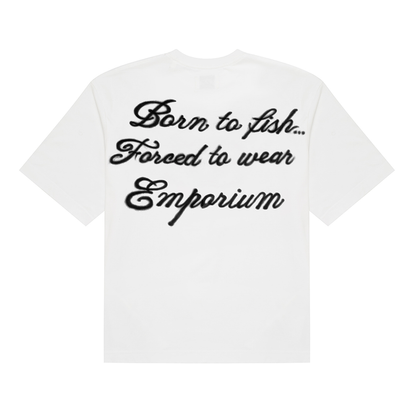 Born to Fish Tee - White