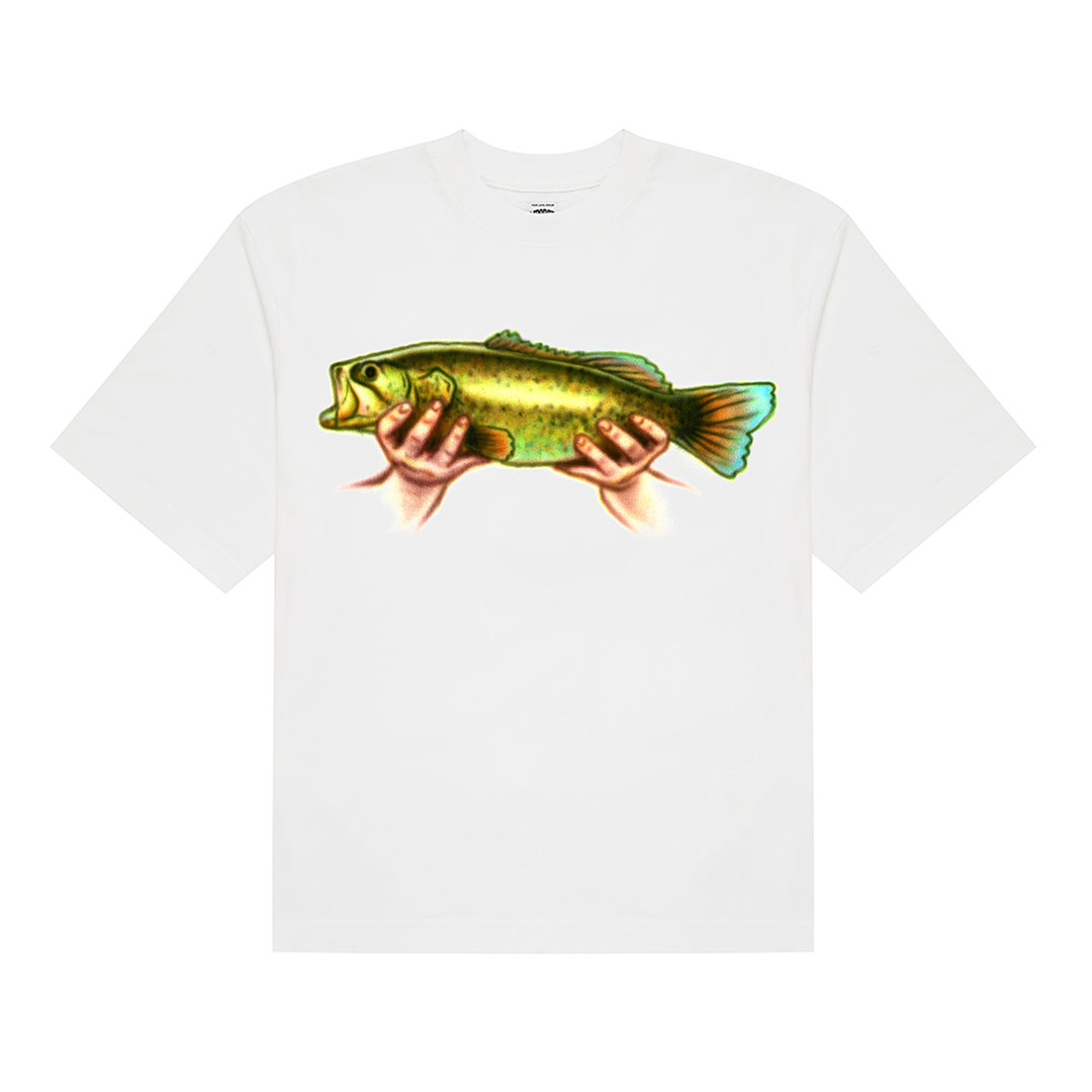 Born to Fish Tee - White