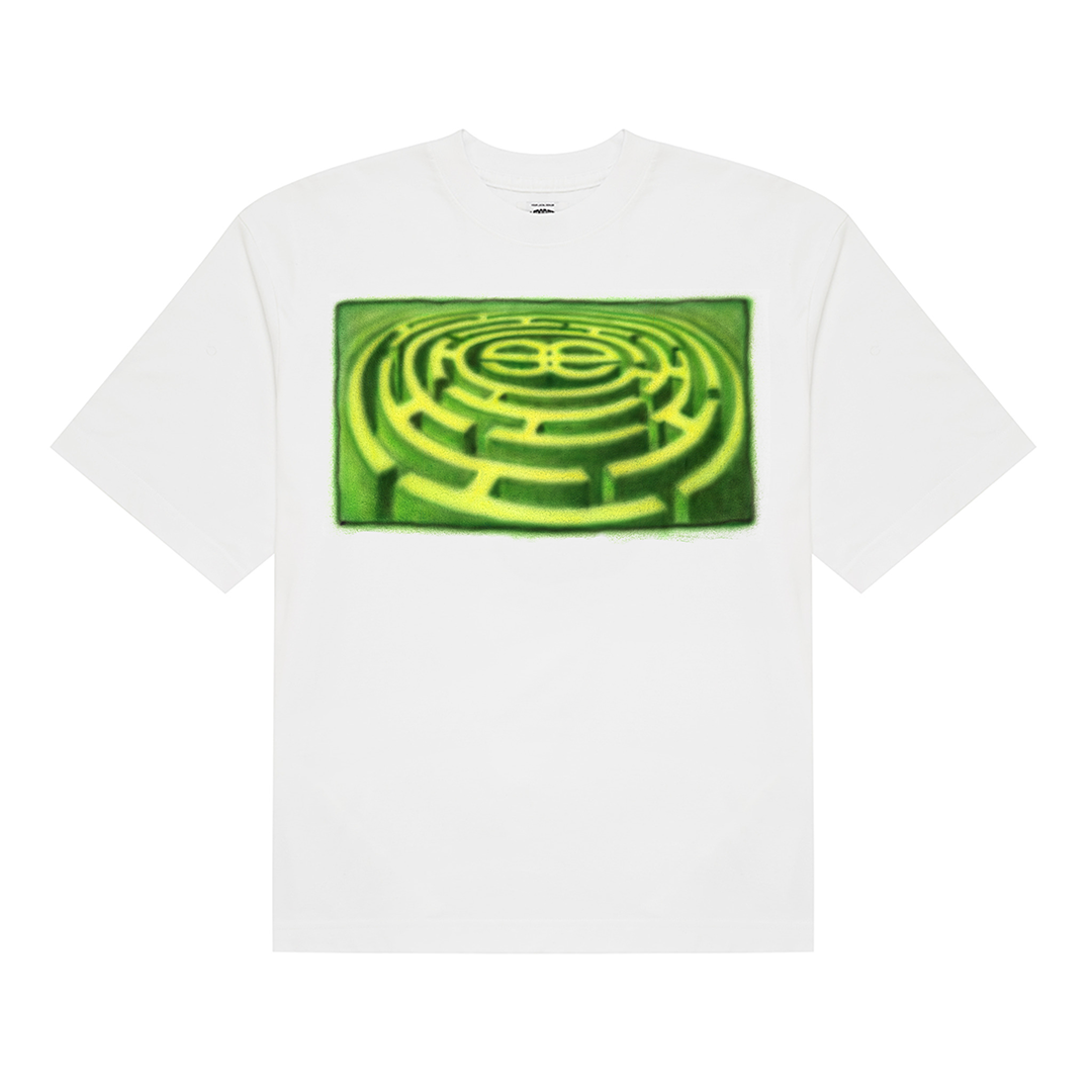 Maze Tee - White