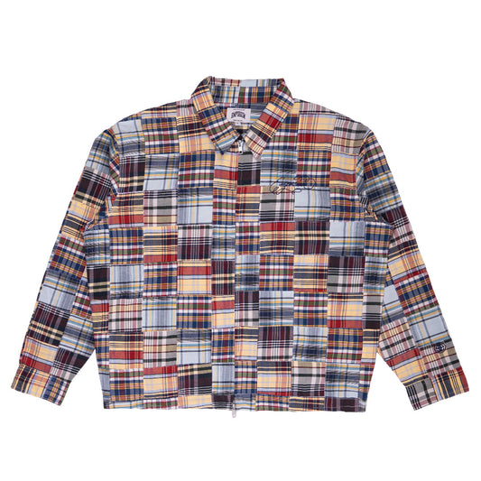 Madras Zip Shirt - Cream
