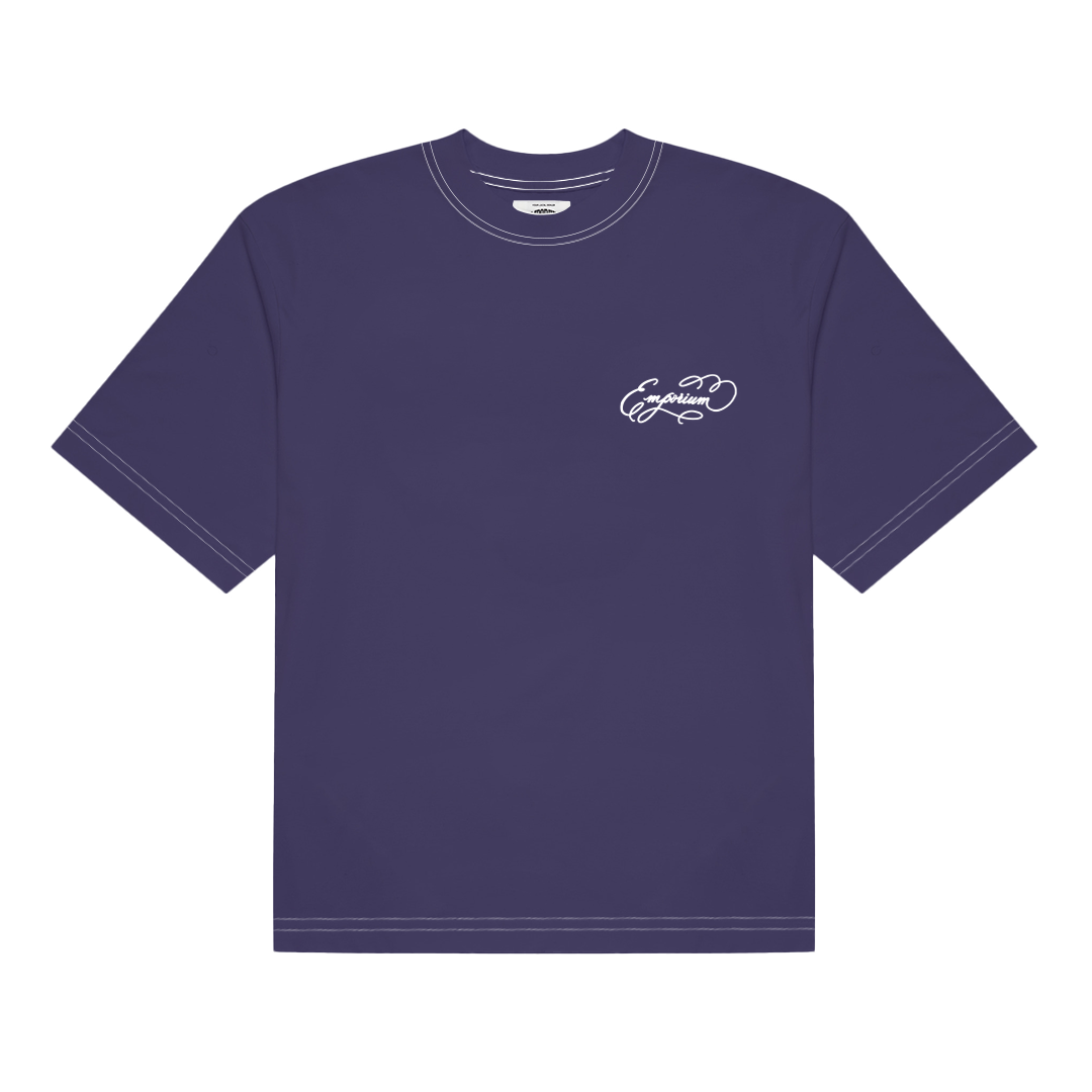 Script Logo Tee - Purple