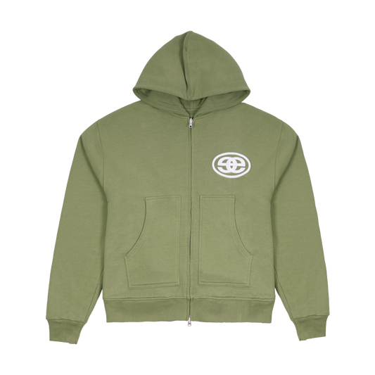 Thermal Zip Hood - Khaki