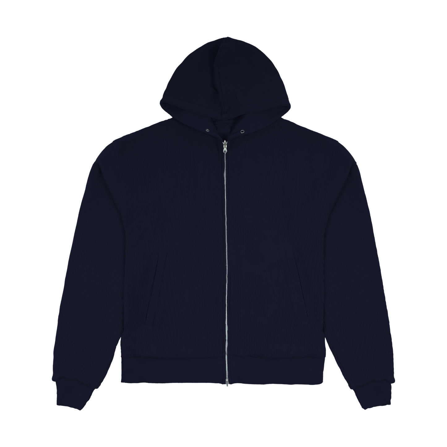 Thermal Zip Hood - Navy