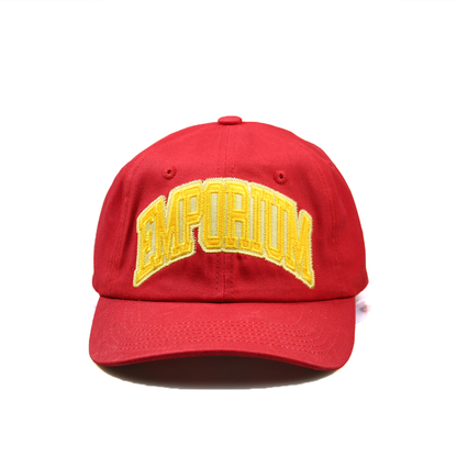 Arc Logo Cap Waxed - Red