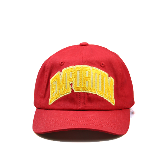 Arc Logo Cap Waxed - Red