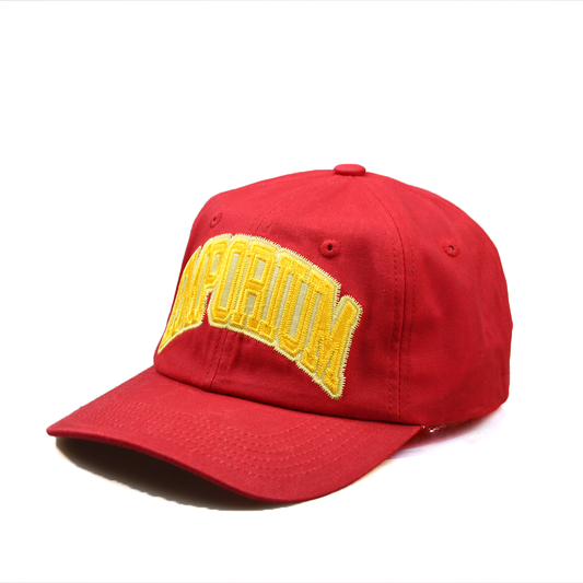 Arc Logo Cap Waxed - Red