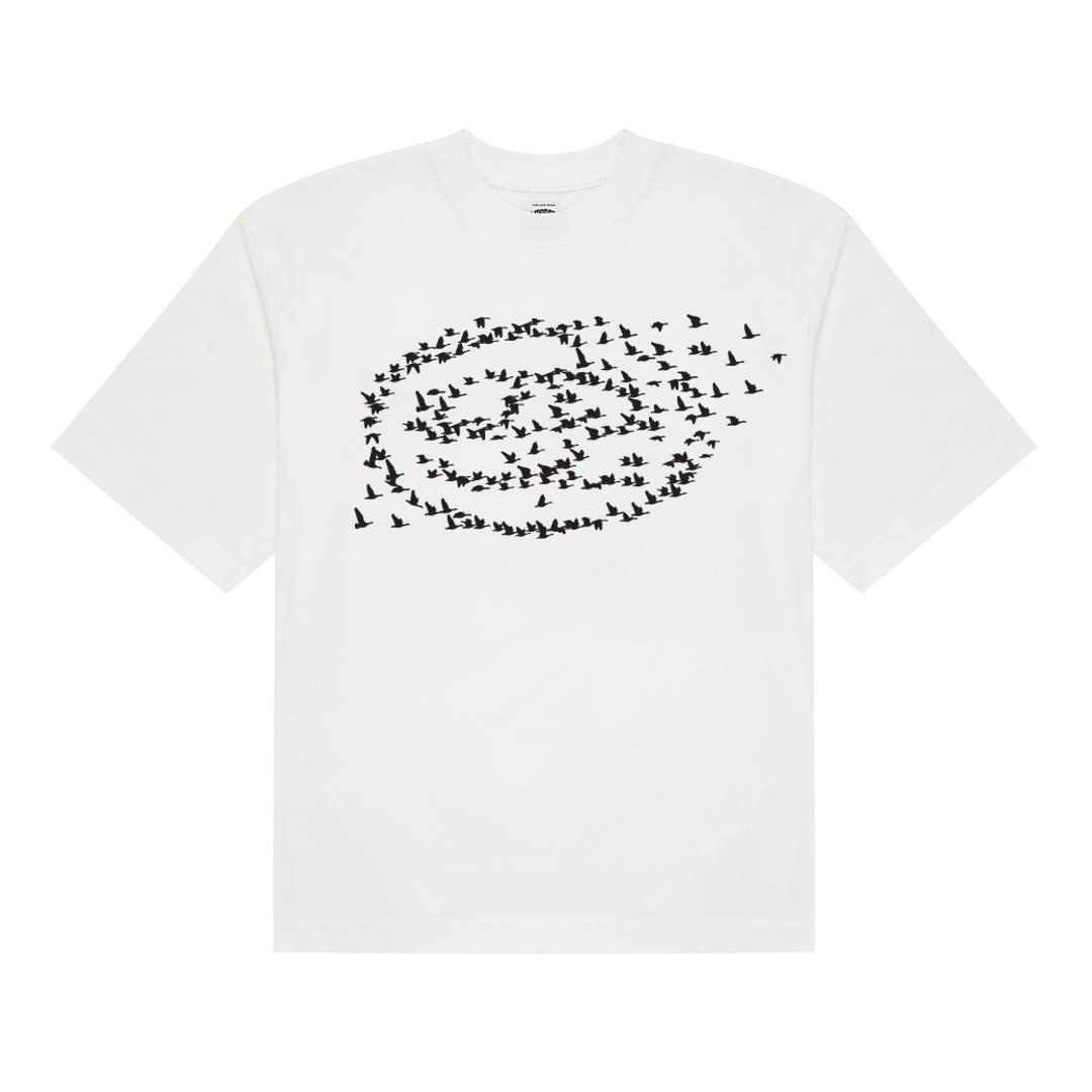 Migration Logo Tee - White