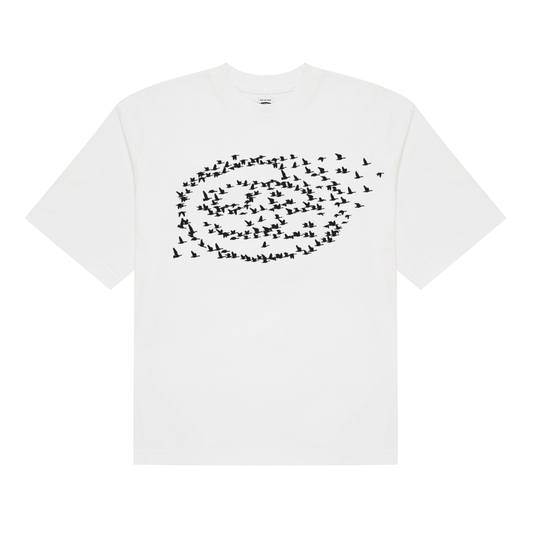 Migration Logo Tee - White