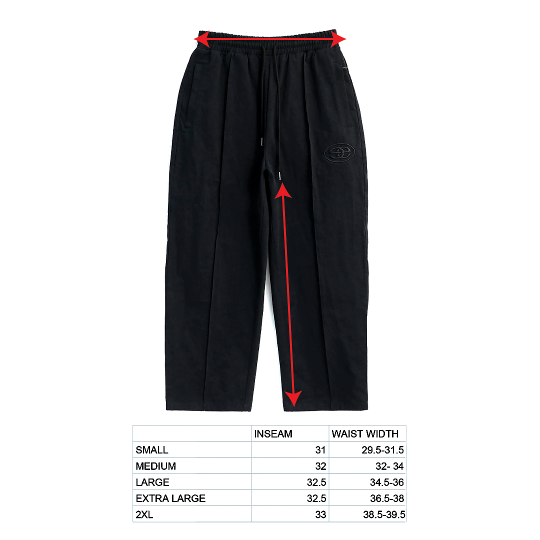 Pleated Work Pant V1 - Black