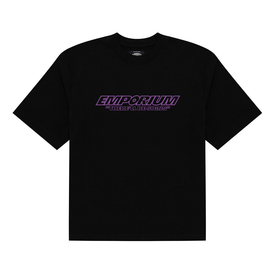 There'll Be Signs Tee - Black