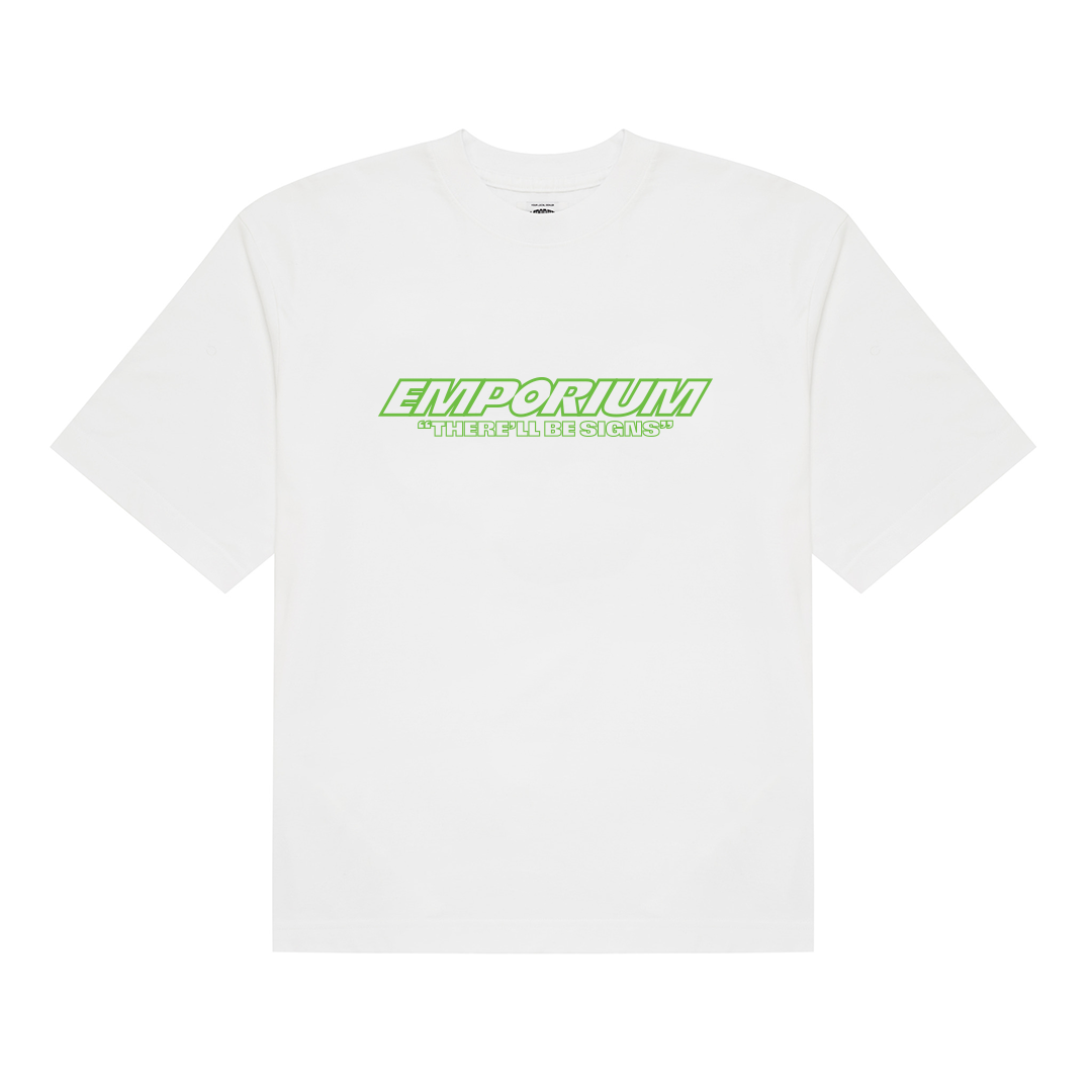 There'll Be Signs Tee - White
