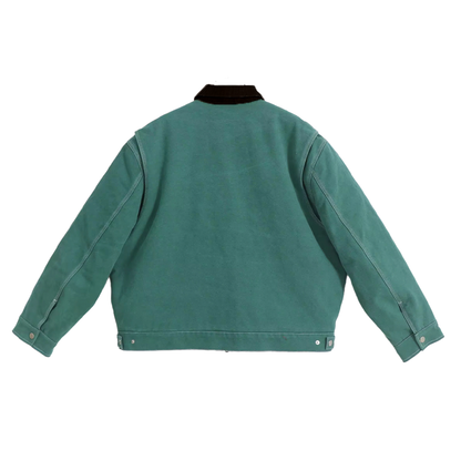 Script Logo Work Jacket - Evergreen