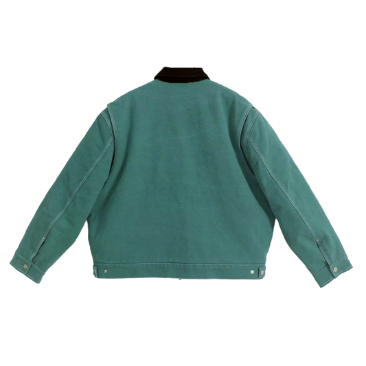 Script Logo Work Jacket - Evergreen