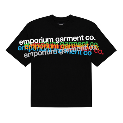 Overprint Logo Tee - Black