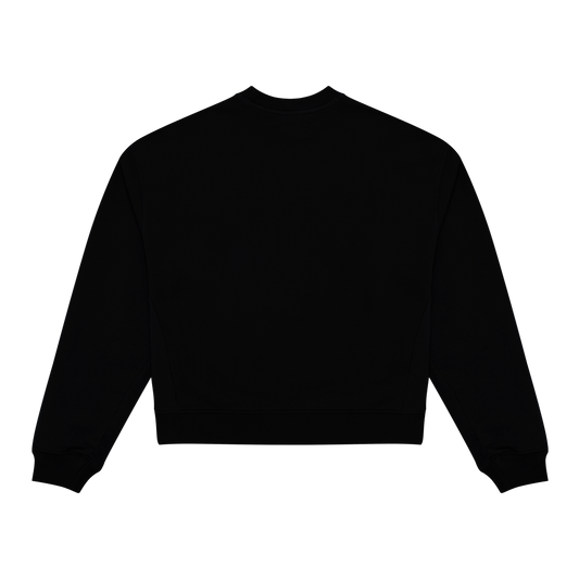 Appliqué Logo Crew - Black