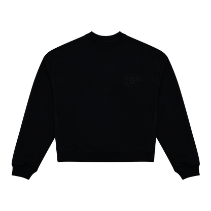 Appliqué Logo Crew - Black