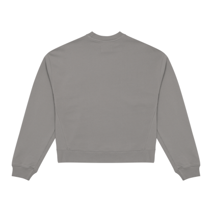 Appliqué Logo Crew - Faded Grey