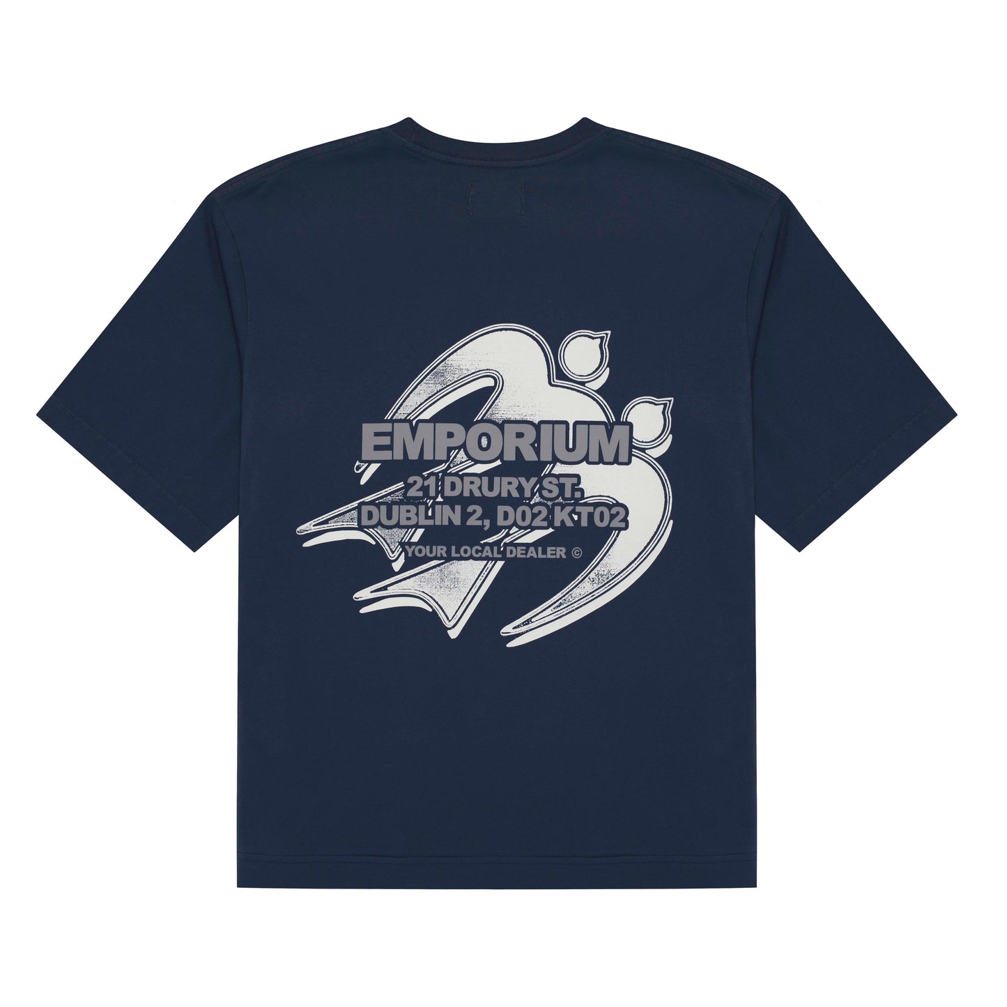 Doves Logo Tee - Faded Blue