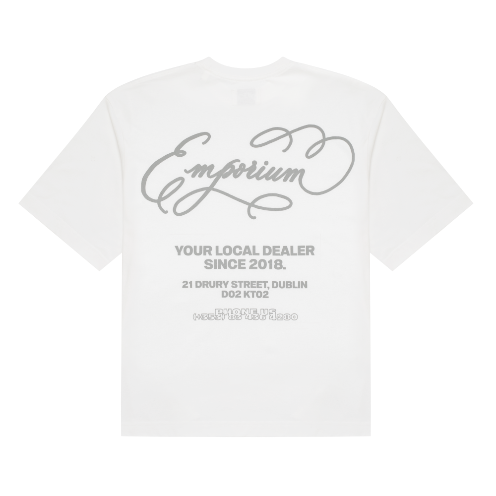 Script Logo Tee - White