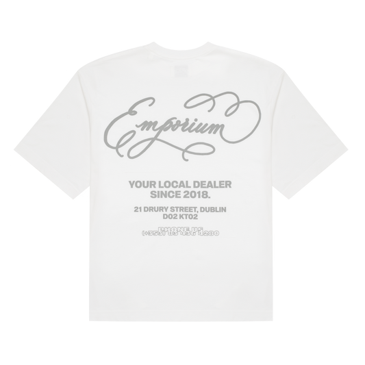 Script Logo Tee - White