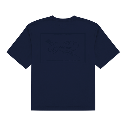 Label Pocket Tee - Navy