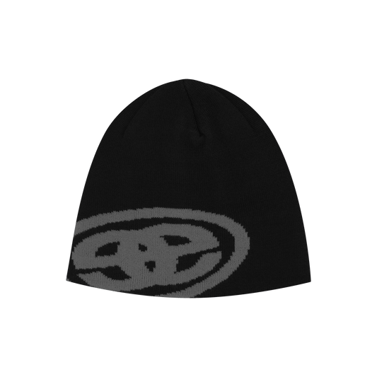 Overlap Logo Beanie - Black