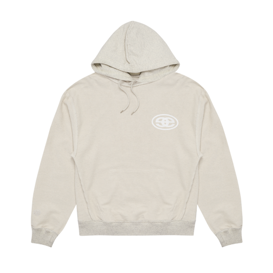Reversible Arc Logo Hoodie - Snow Marl