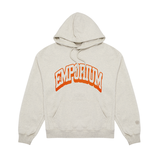 Reversible Arc Logo Hoodie - Snow Marl