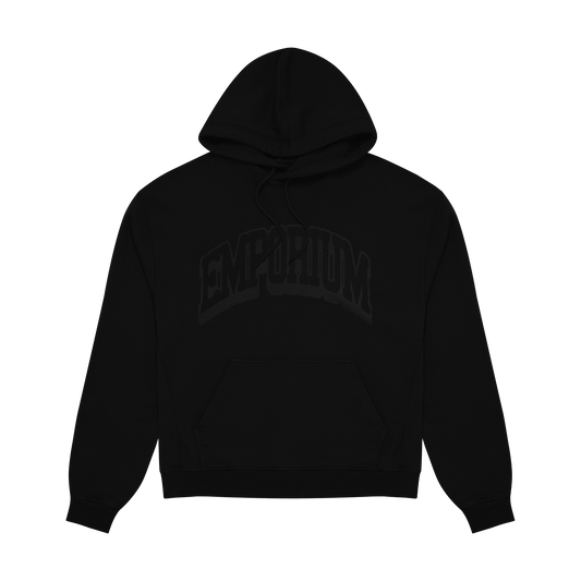 Reversible Arc Logo Hoodie - Black