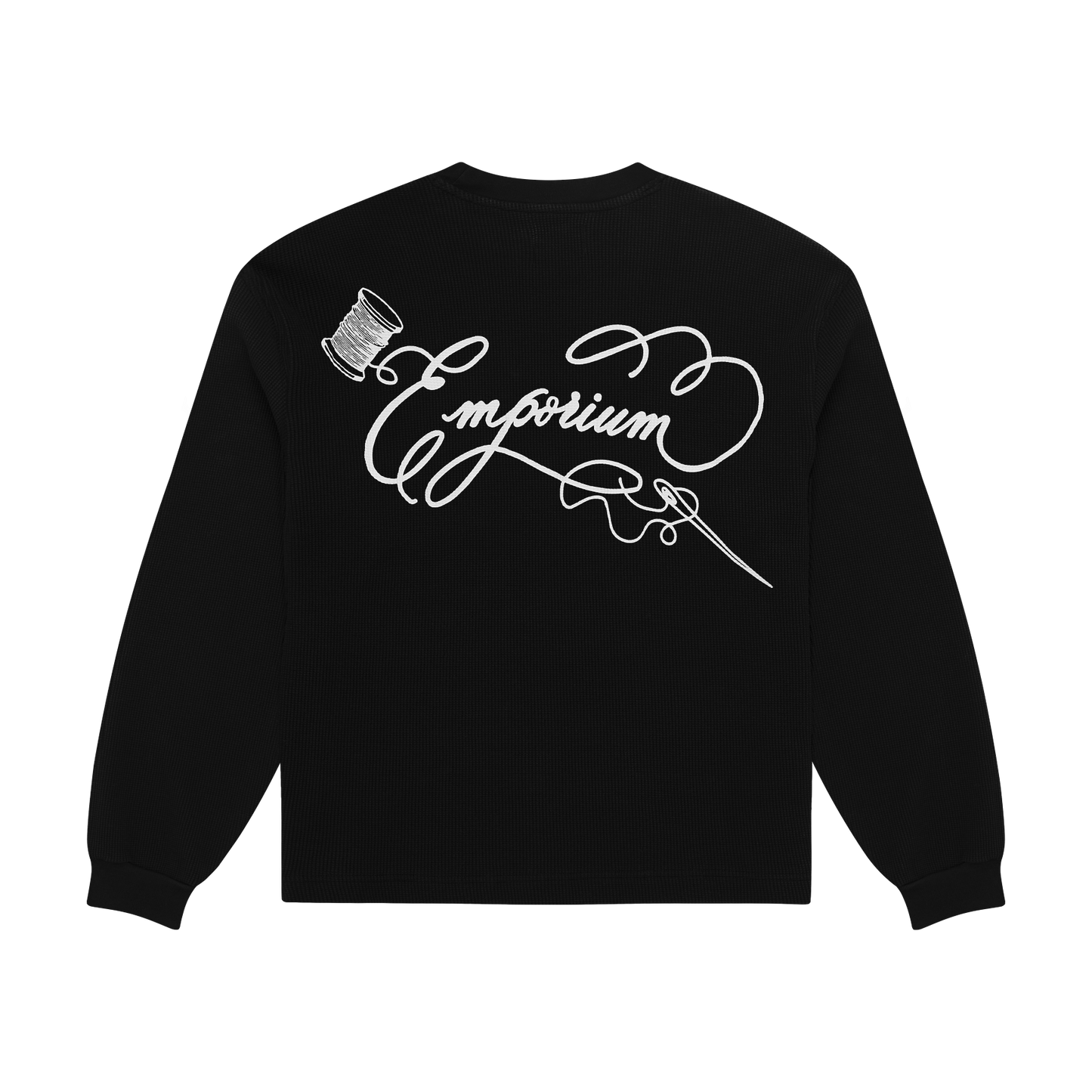 Script Logo Waffle - Black