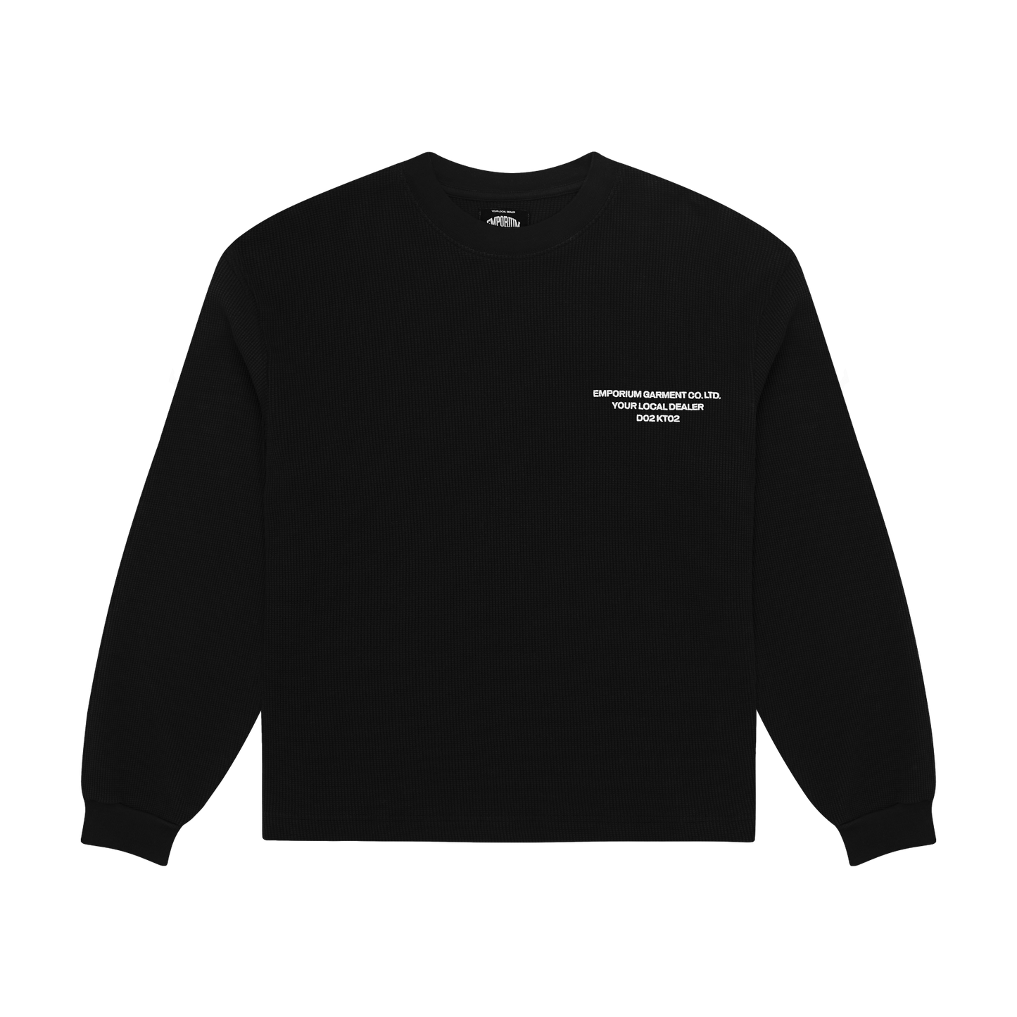 Script Logo Waffle - Black