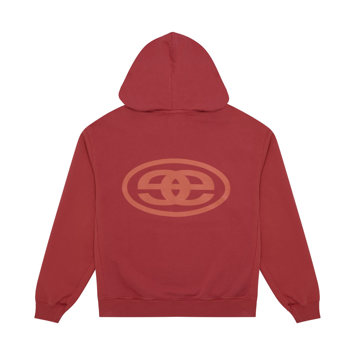 Reversible Logo Hood - Faded Red