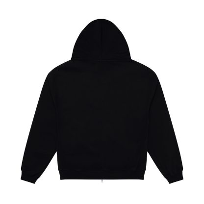 Mirage Logo Zip Hood - Black