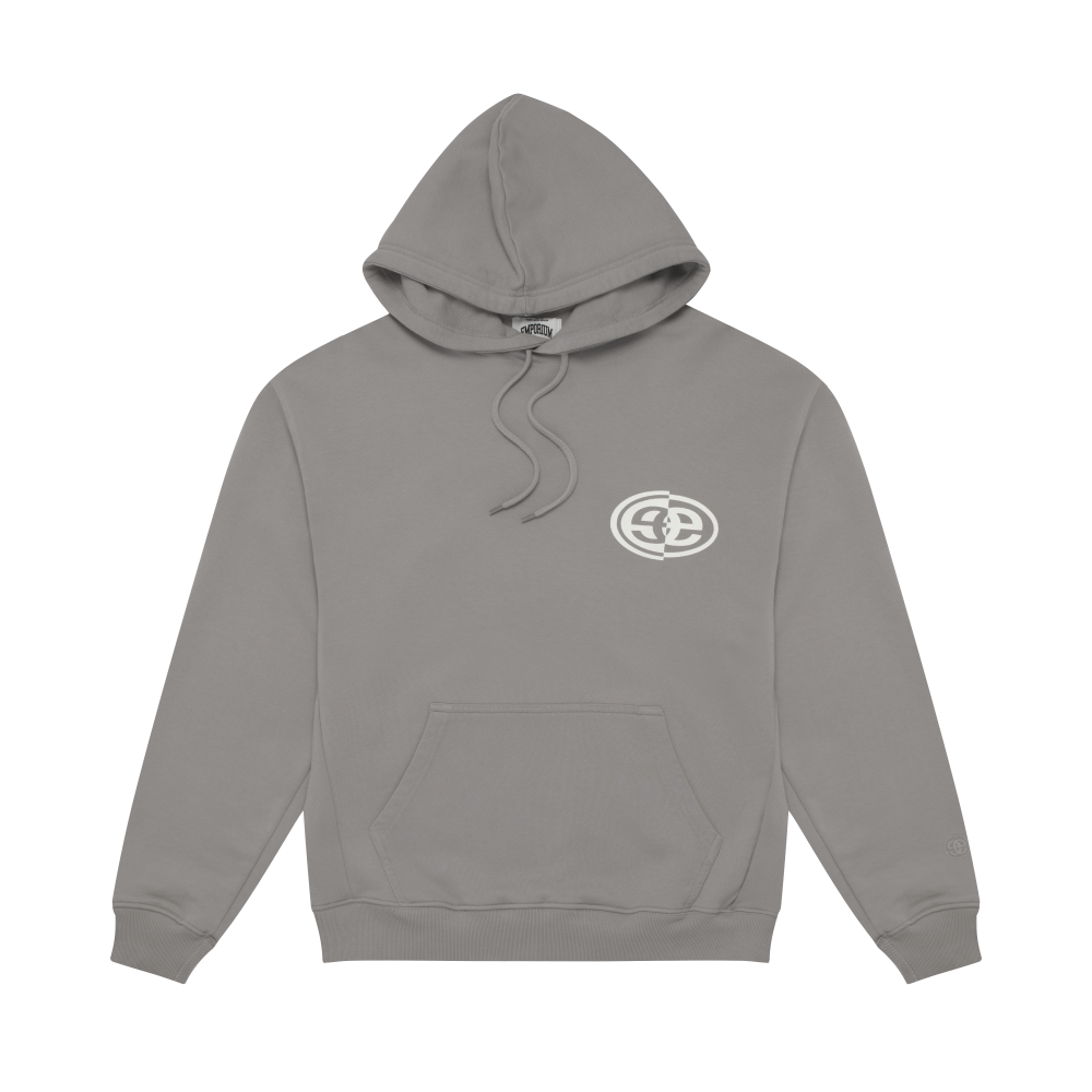 Pill Logo Hood - Faded Grey