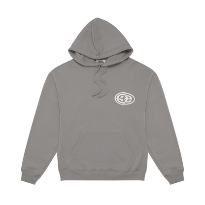 Pill Logo Hood - Faded Grey