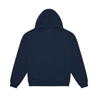 Mirage Logo Zip Hood - Faded Blue