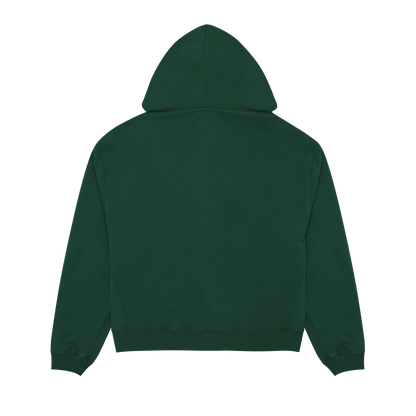 Arc Logo Zip Hood - Evergreen
