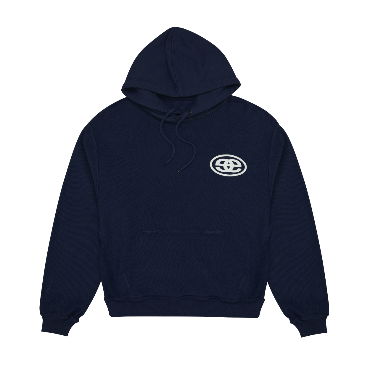 Reversible Arc Logo Hoodie - Faded Navy