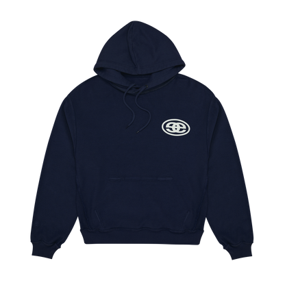 Reversible Arc Logo Hoodie - Faded Navy