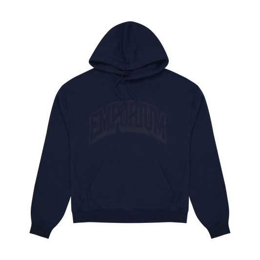 Reversible Arc Logo Hoodie - Faded Navy