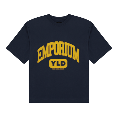 YLD Logo Tee - Faded Navy