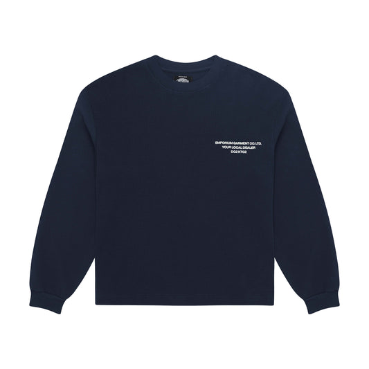 Script Logo Waffle - Navy